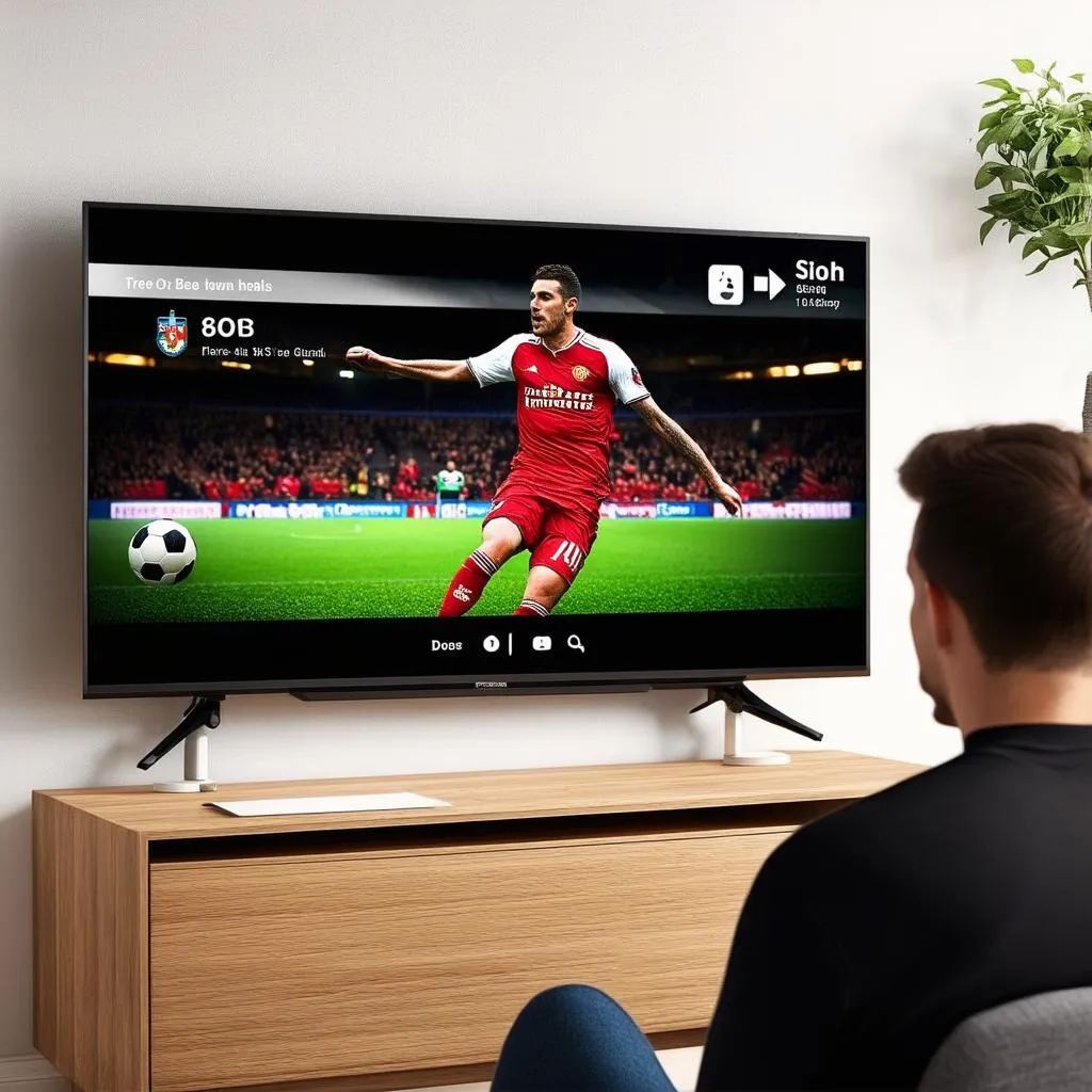 Xem bóng đá trên smart tv miễn phí