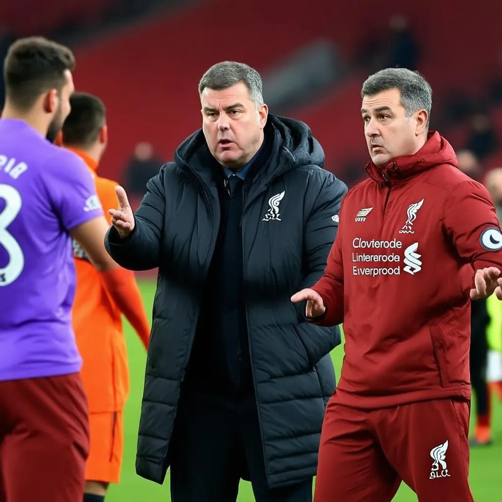 Huấn luyện viên Liverpool và Cardiff