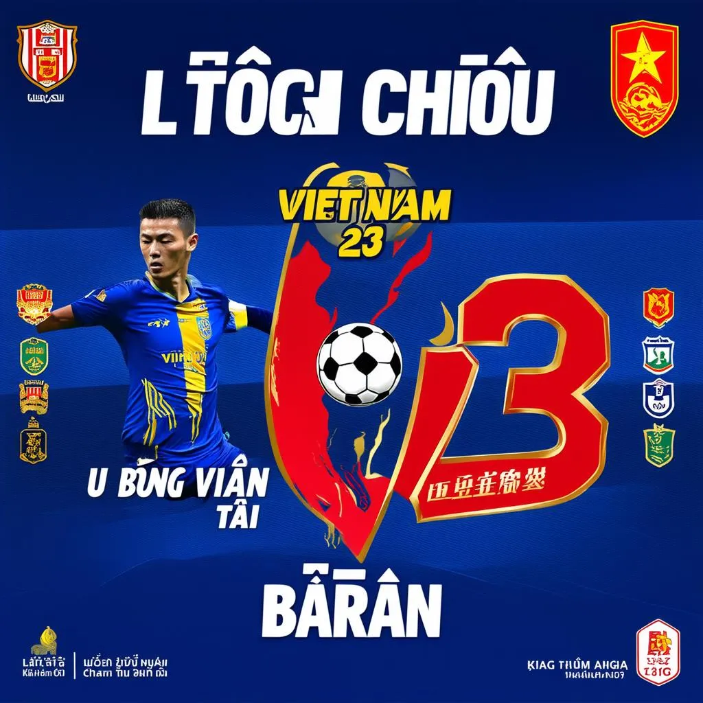 Lịch chiếu bóng đá U23 Việt Nam