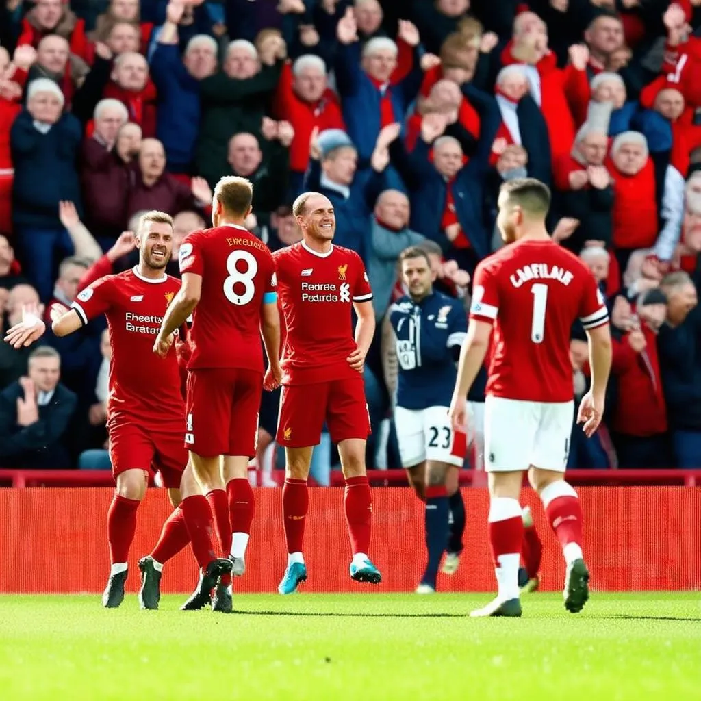 Trận đấu bóng đá Liverpool vs Cardiff