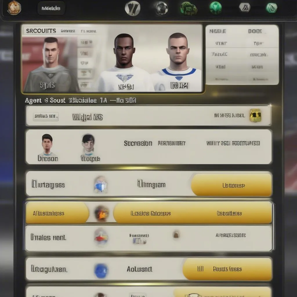 Agent Scout trong PES 2018 Mobile