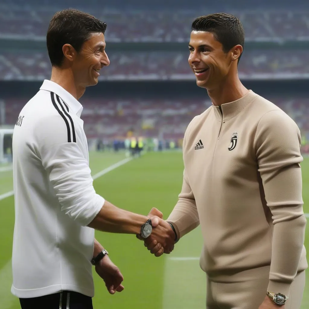 andrea agnelli và cristiano ronaldo