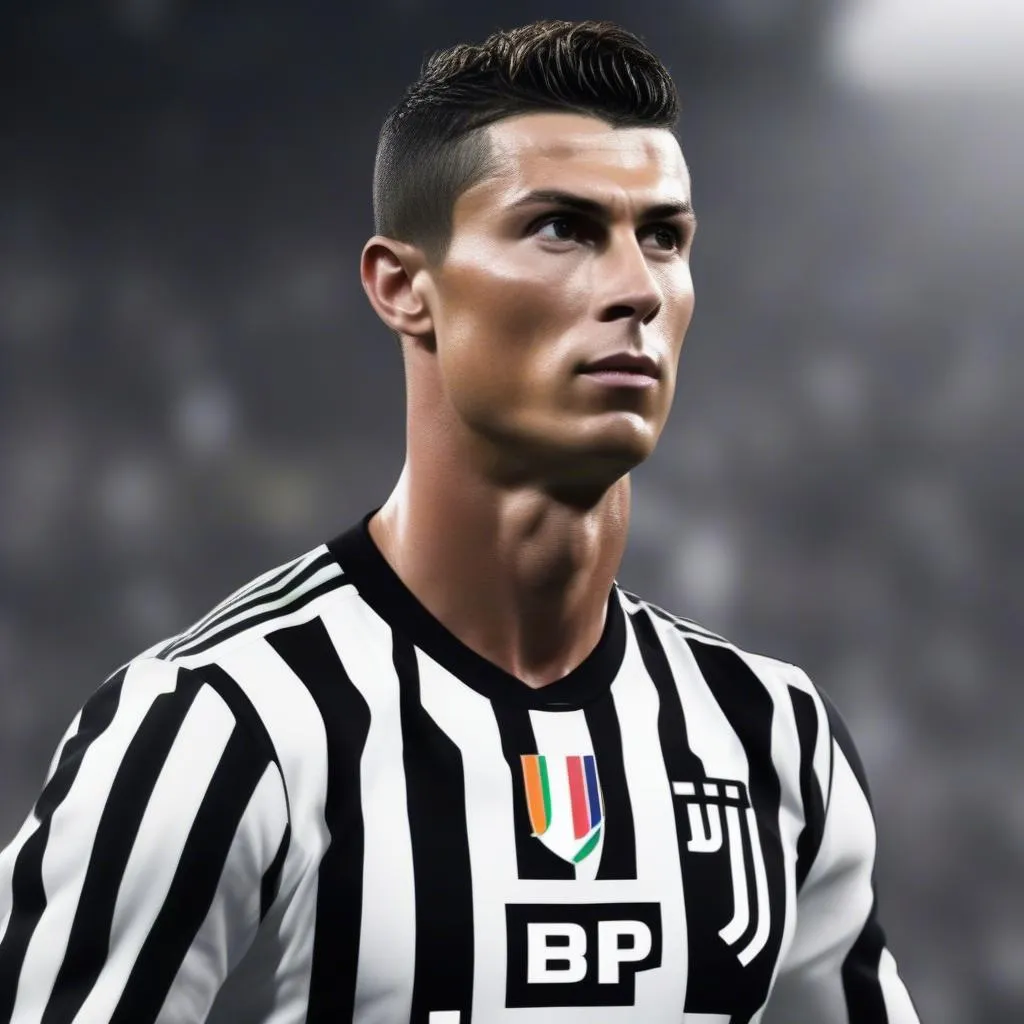 Ronaldo trong bộ đồng phục Juventus 4K, vẻ đẹp lịch lãm và đầy sức hút