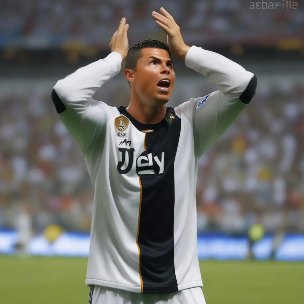 Ảnh chế Ronaldo biểu cảm