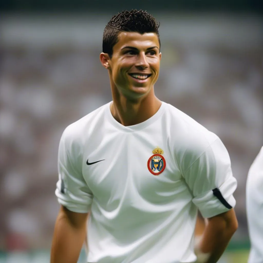 Ảnh Ronaldo đẹp HD trẻ tuổi - Cristiano Ronaldo thời trẻ với vẻ ngoài điển trai thu hút