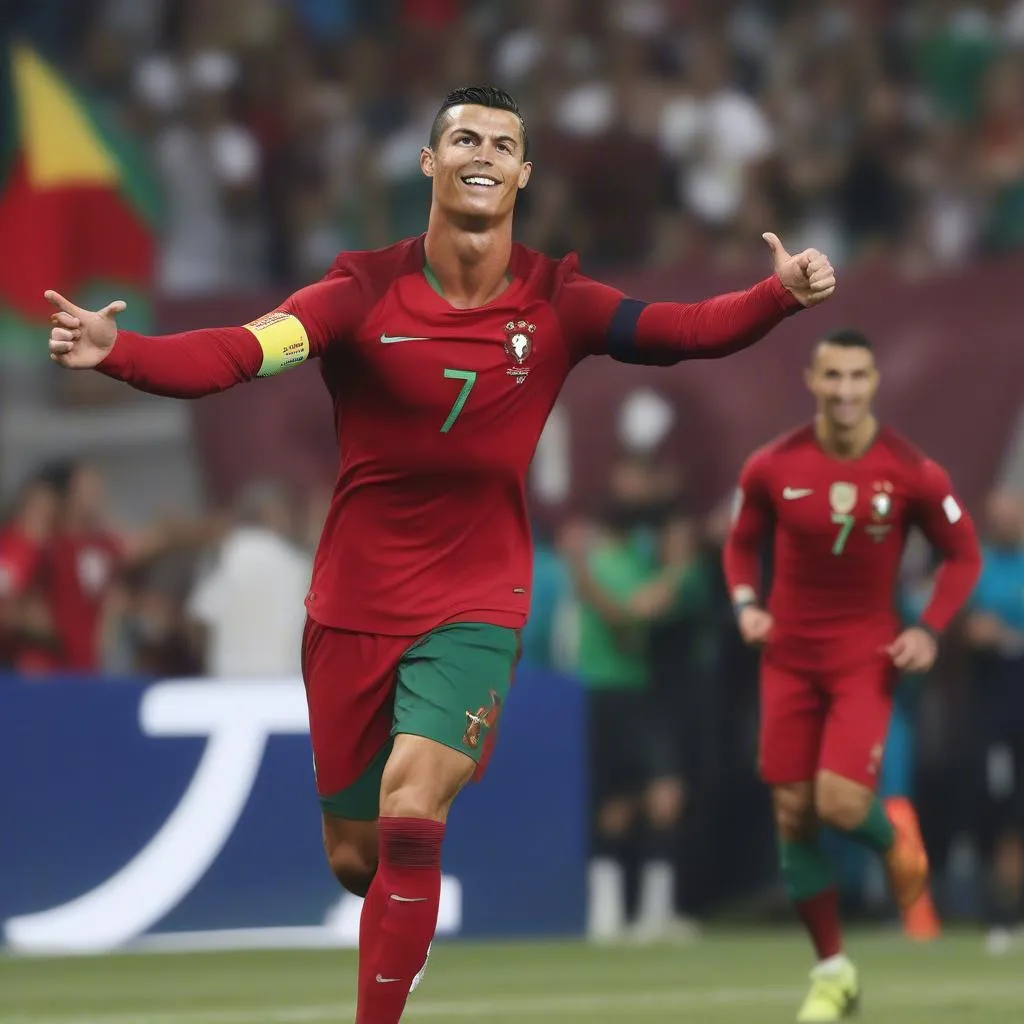 áo đấu cristiano ronaldo portugal 2018