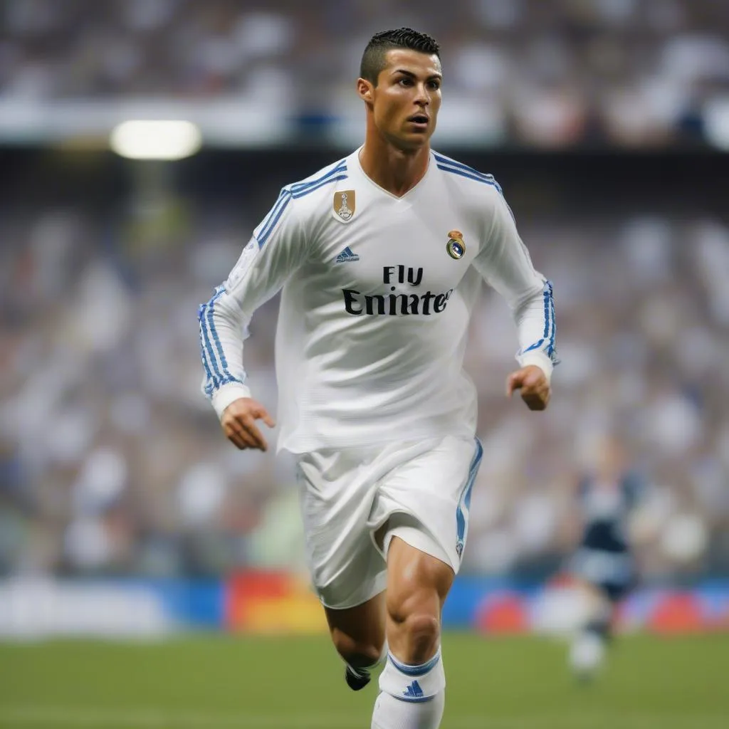 Áo đấu Cristiano Ronaldo thời còn thi đấu cho Real Madrid