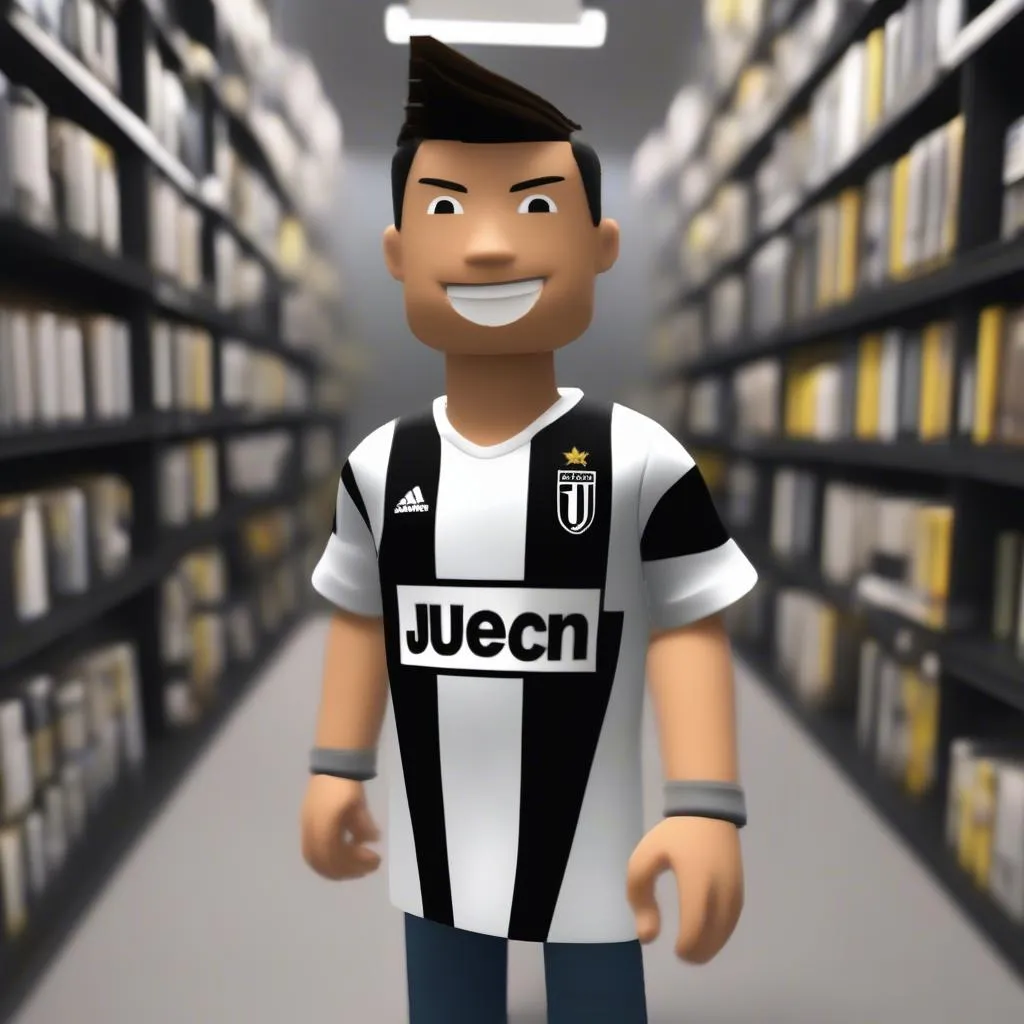 áo phông juventus ronaldo roblox