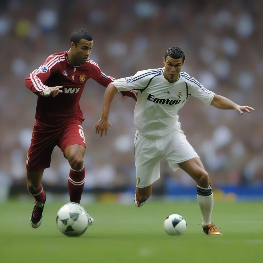 Ashley Cole vs Cristiano Ronaldo: Đối đầu trận chiến kịch tính 