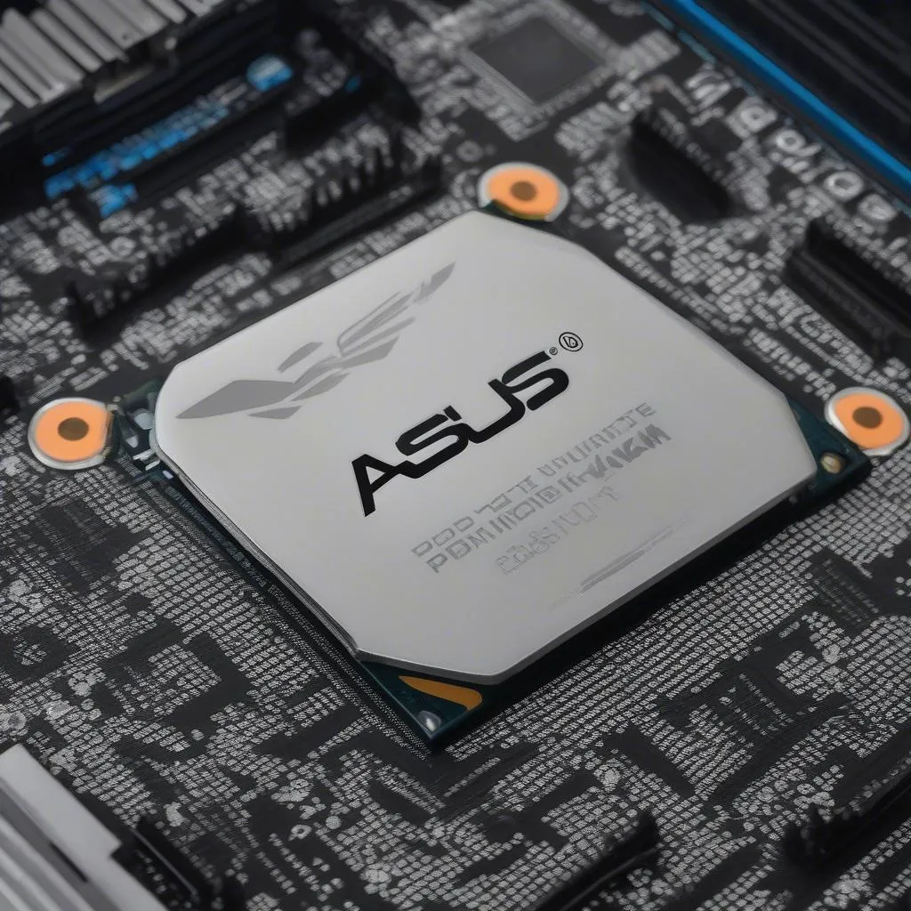 Asus Prime A320M-K mainboard with BIOS update notification