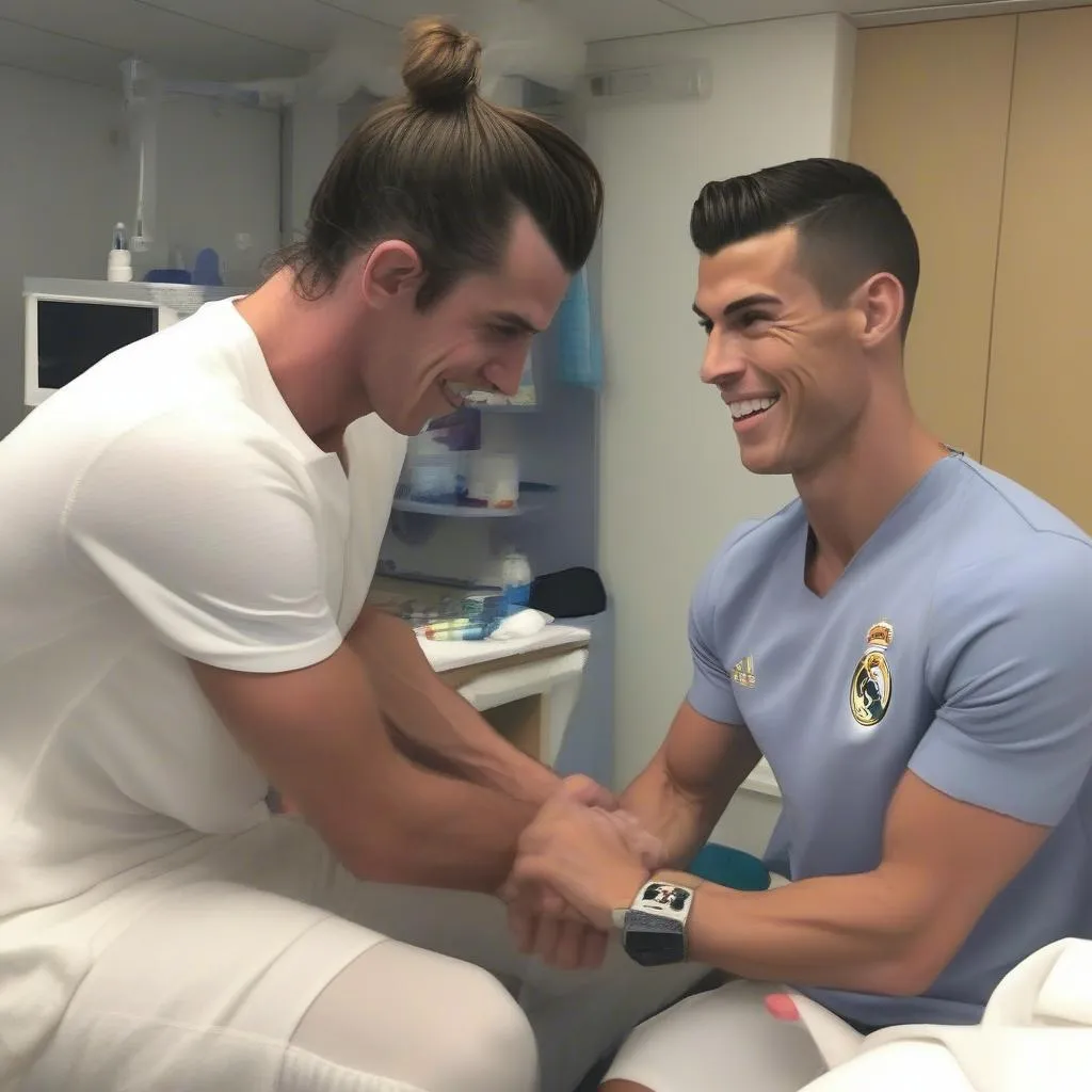 Bale và Ronaldo cùng làm từ thiện