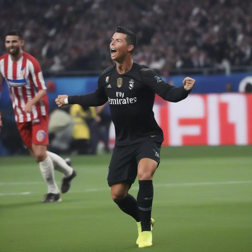 Cristiano Ronaldo ghi bàn thắng đẹp vào lưới Atletico Madrid ở Champions League 2019