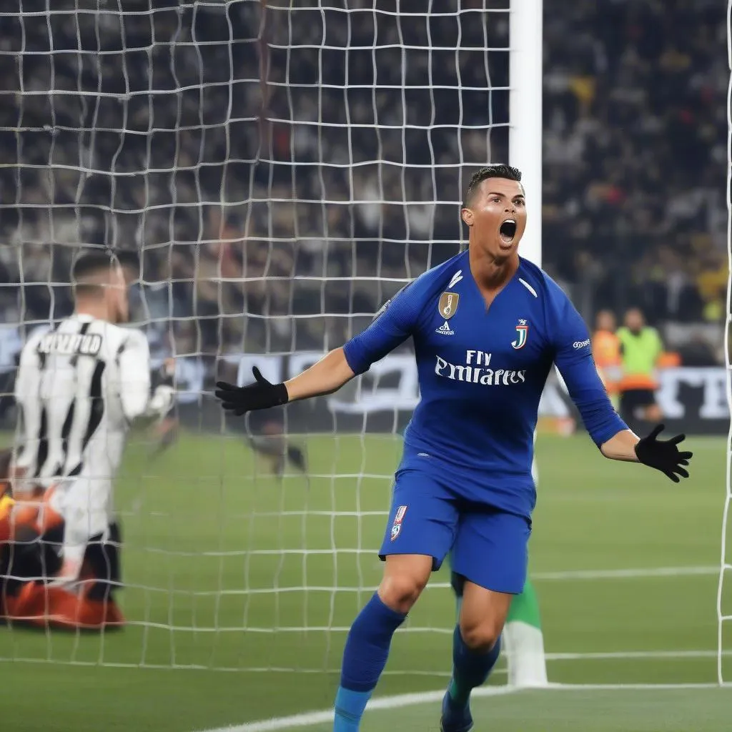 Bàn thắng đẹp của Ronaldo vào lưới Juventus ở Serie A 2018