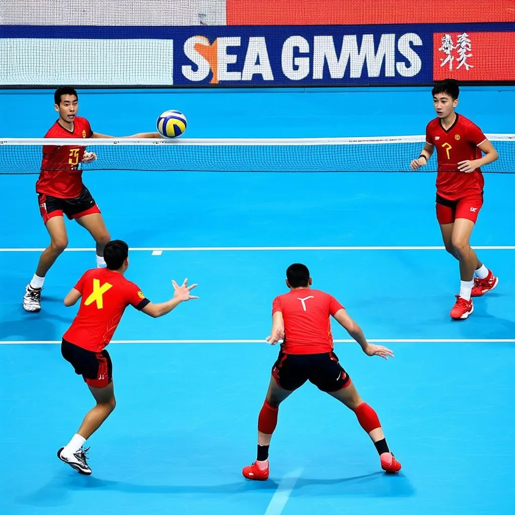 Bóng chuyền Việt Nam Indonesia SEA Games 29