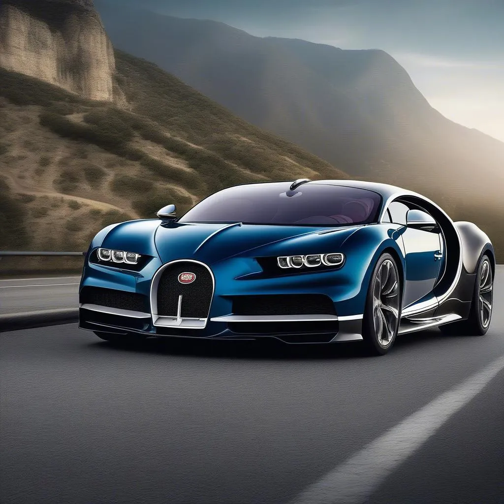 Siêu xe Bugatti Chiron của Ronaldo