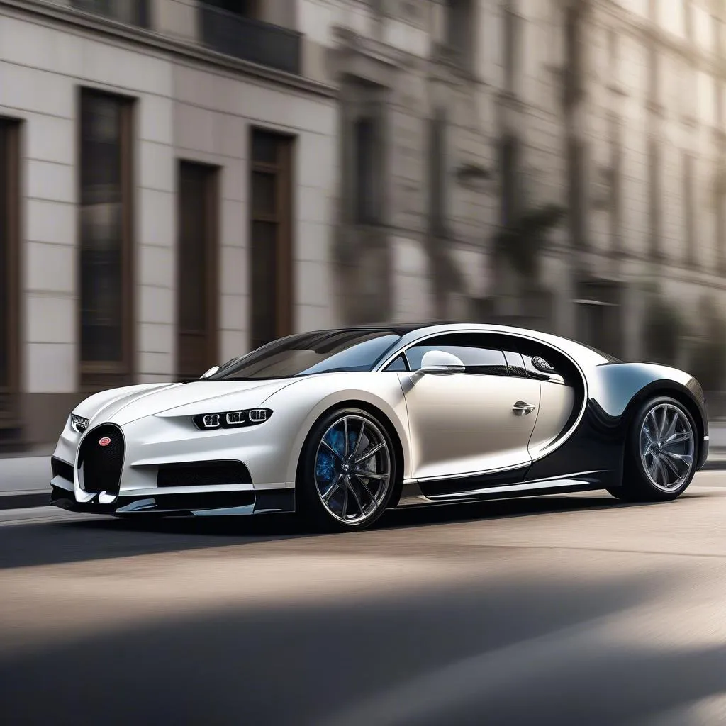 Siêu xe Bugatti Chiron của Ronaldo