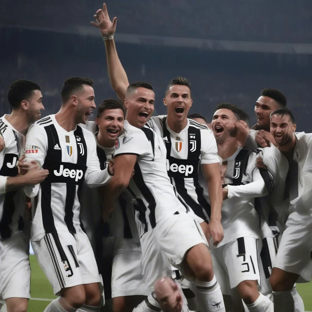 C.Ronaldo lập hat-trick giúp Juventus đánh bại Atletico Madrid