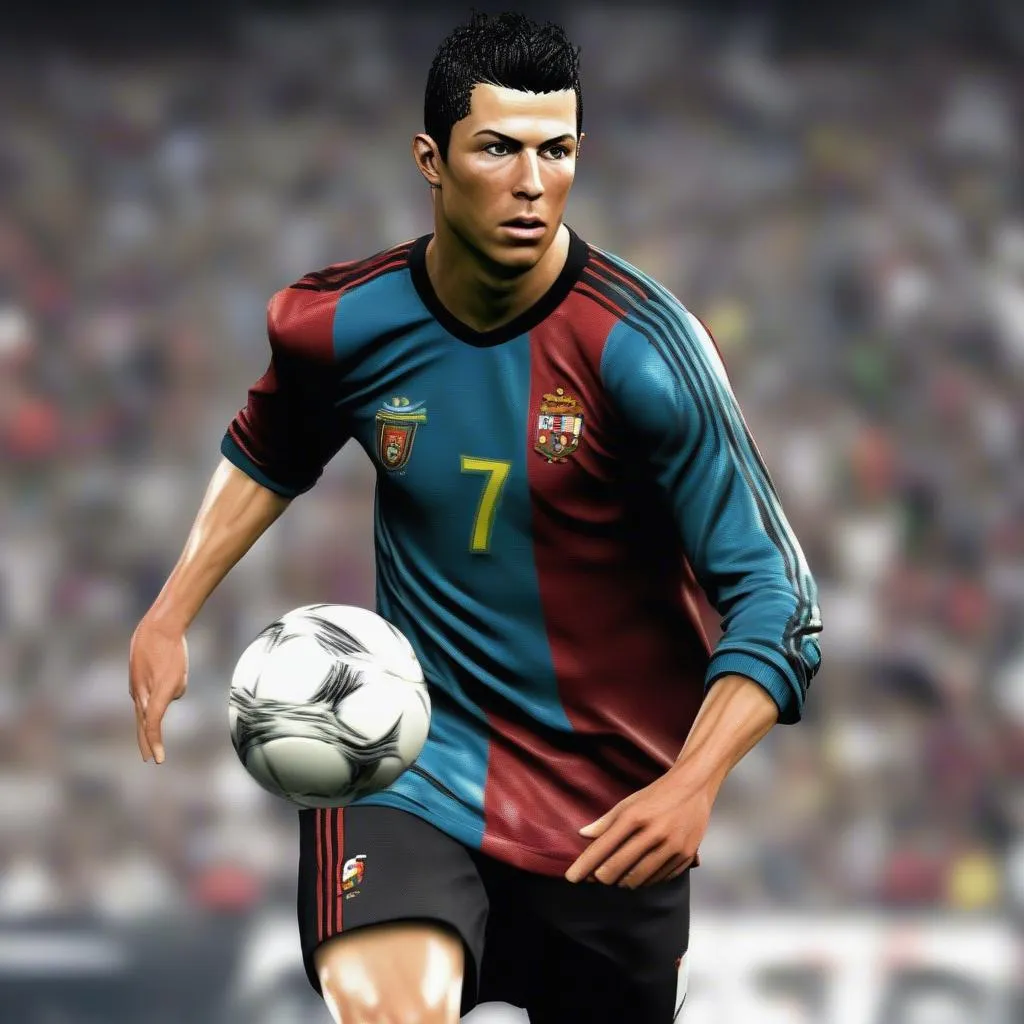 Cristiano Ronaldo PES Database 2008: Huyền thoại bóng đá trong game