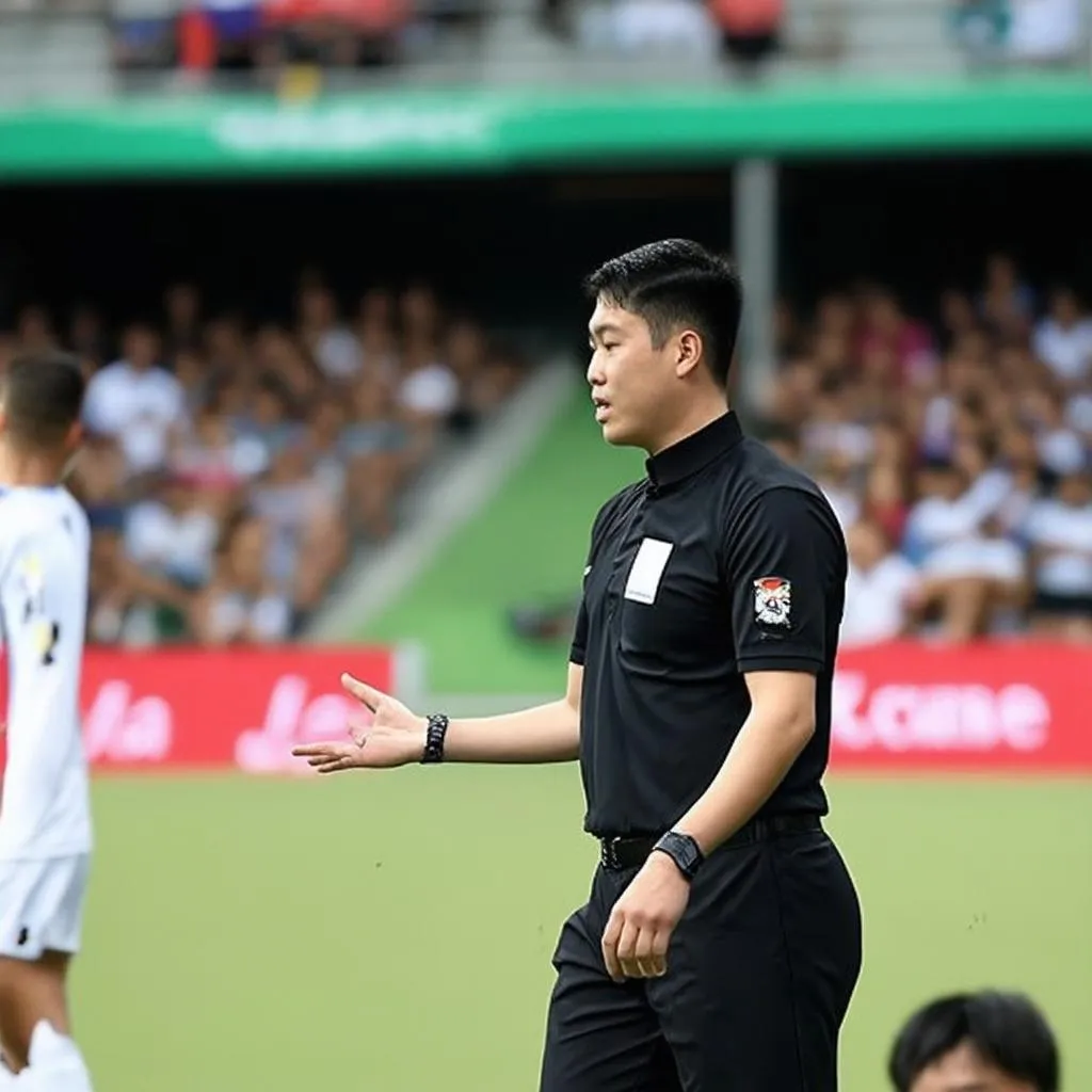 Cán bộ coi trường bóng đá Sea Games