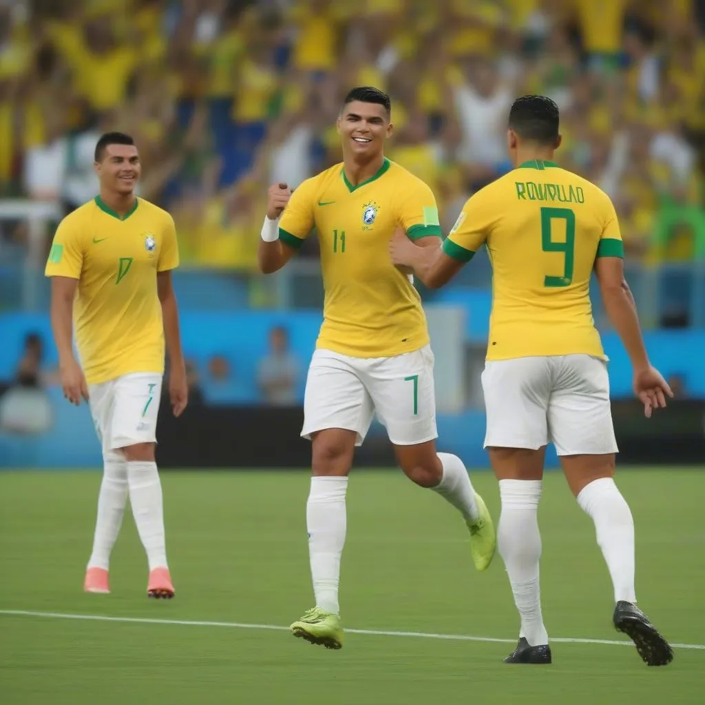 casemiro-ronaldo-celebrate-for-brazil