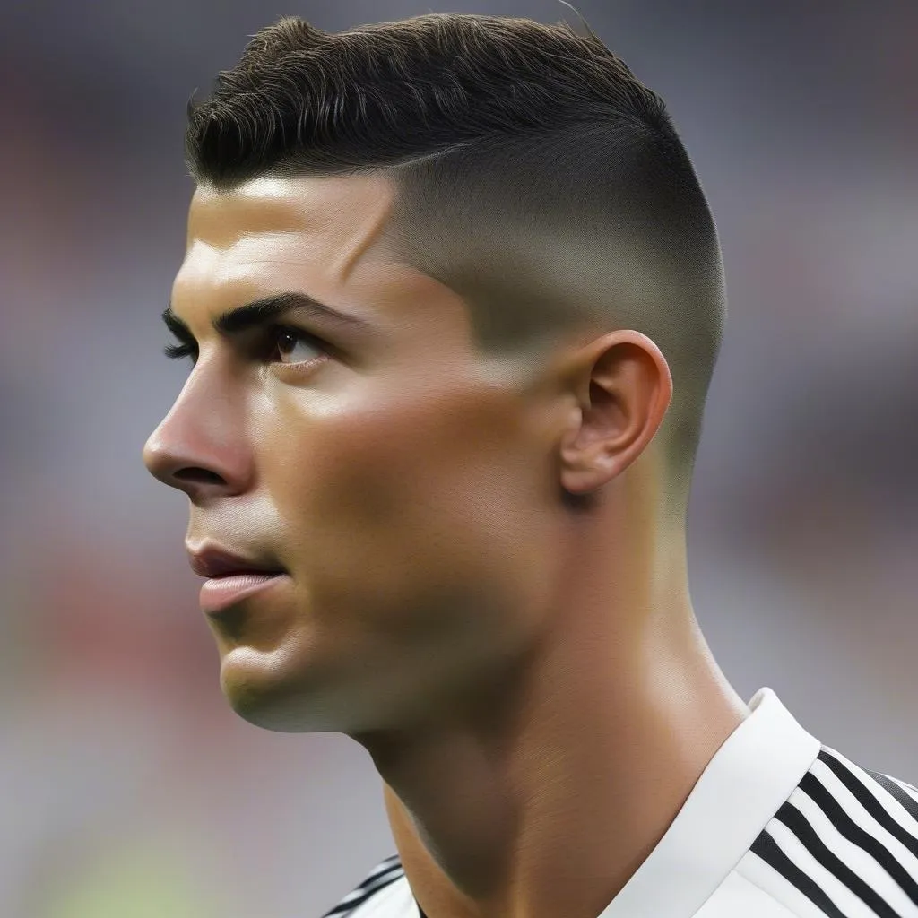 Kiểu tóc Fade của Ronaldo