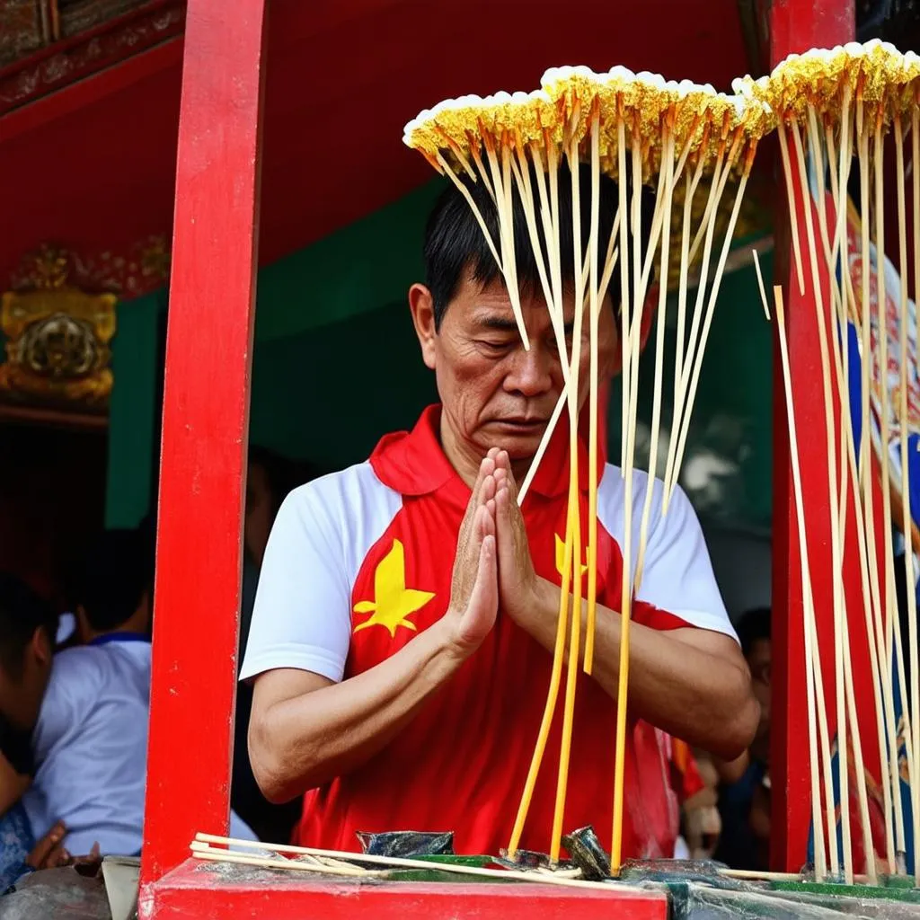 Cầu mong may mắn bóng đá