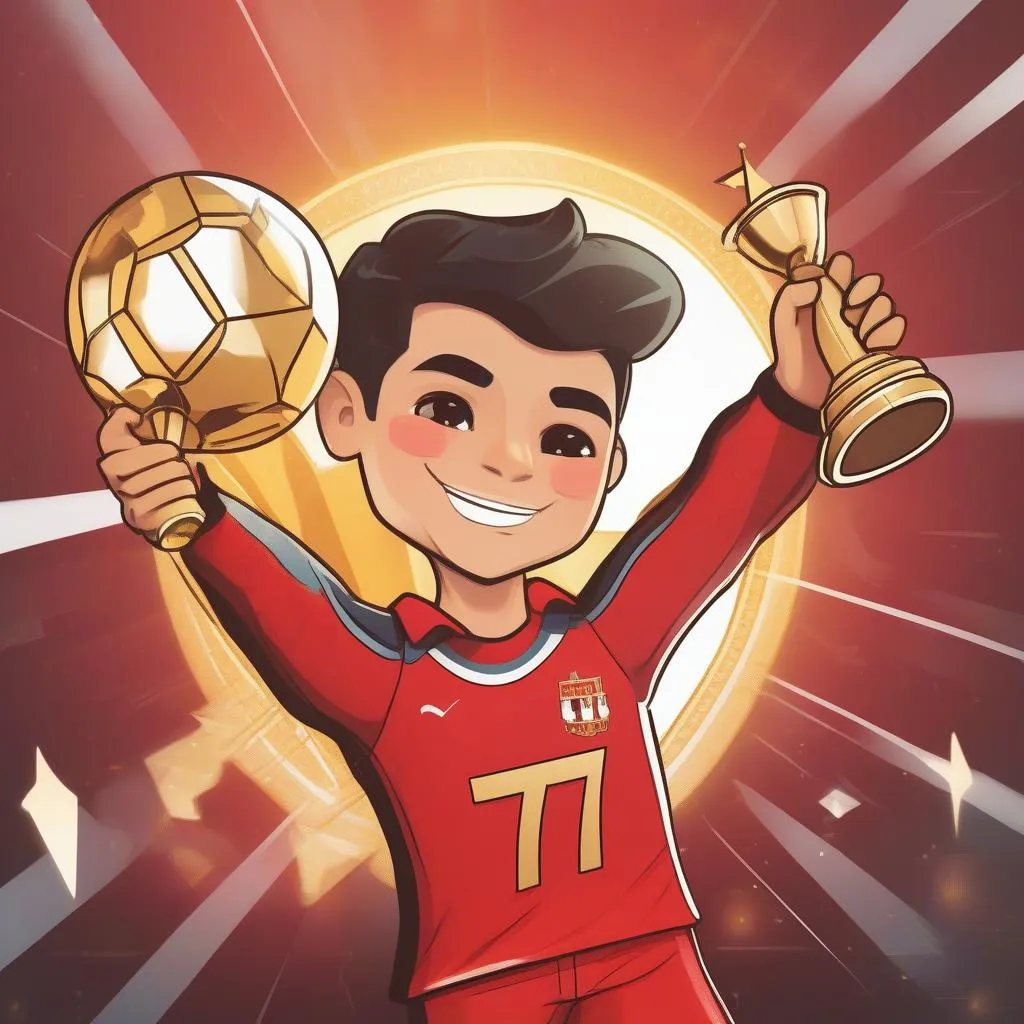 Ý nghĩa tâm linh của hình ảnh chibi Cristiano Ronaldo