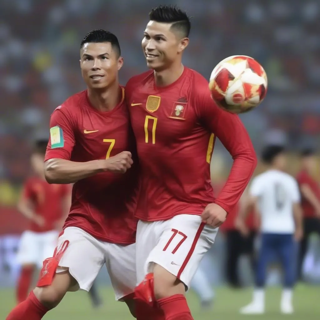 Công Vinh, Ronaldo, giao hữu