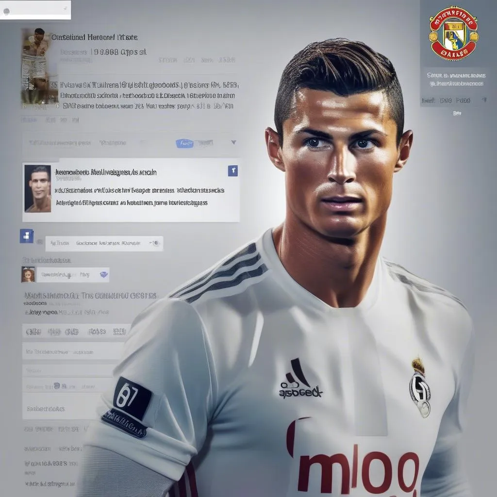 Cristiano Ronaldo Facebook trang cá nhân