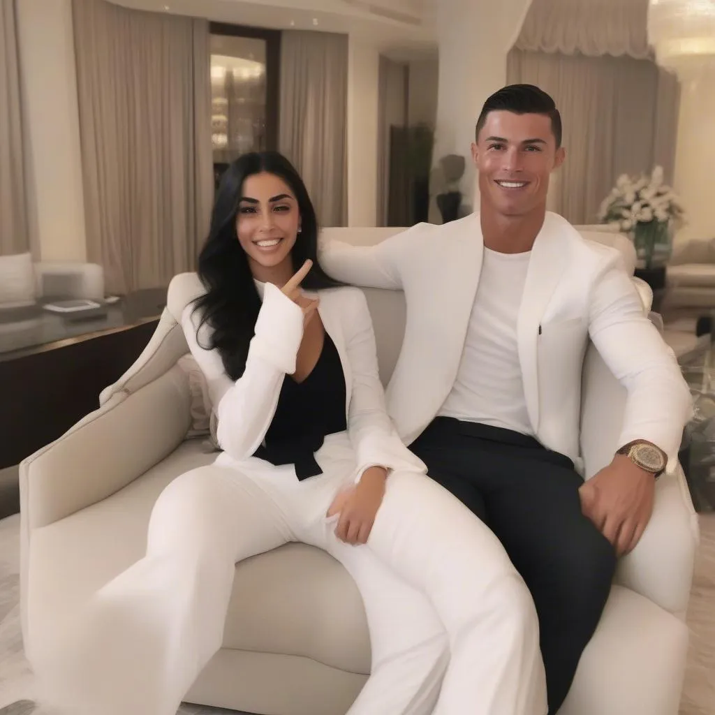 cr ronaldo và georgina rodriguez ở riyadh