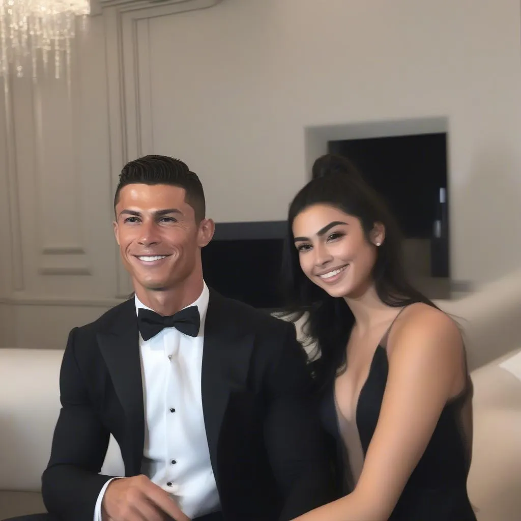 Hình ảnh Cristiano Ronaldo và Georgina Rodriguez - Cặp đôi hoàn hảo