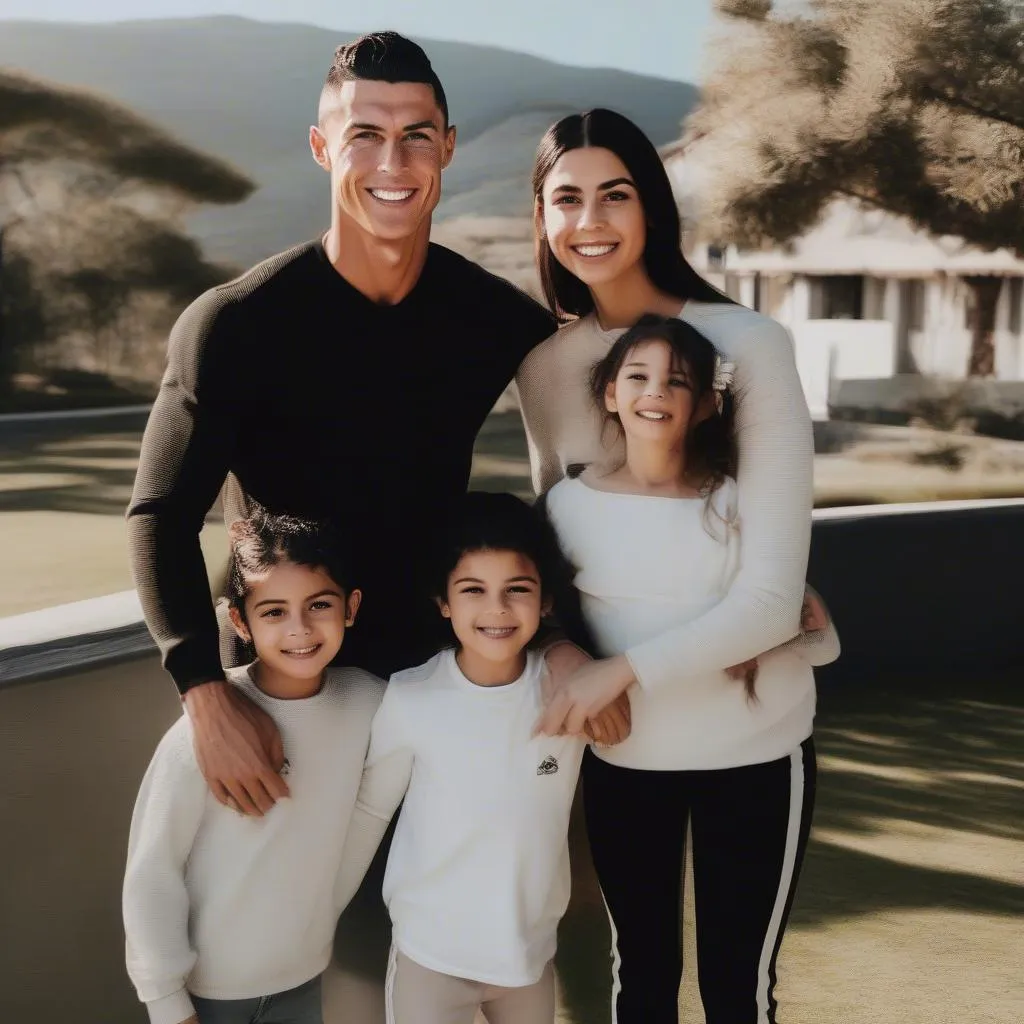 Cristiano Ronaldo and Georgina Rodriguez: A loving family portrait