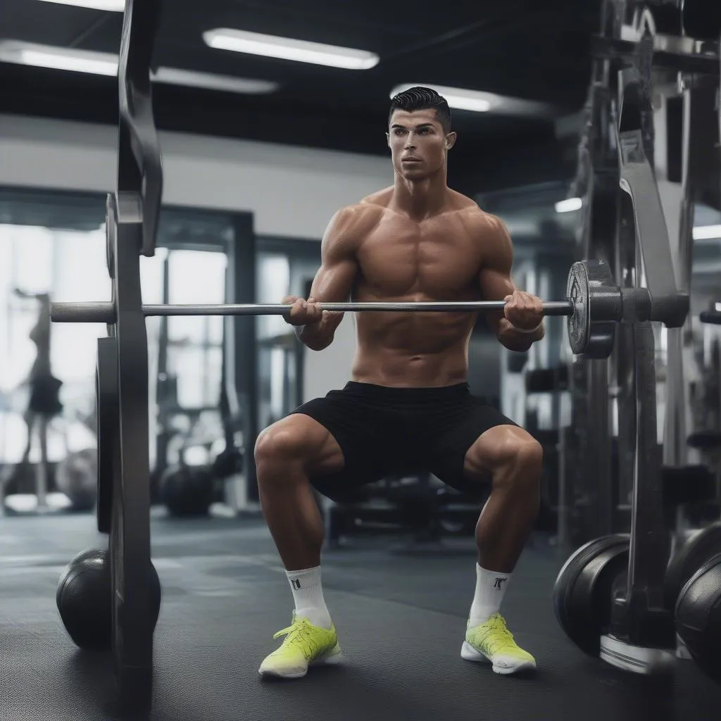 Cristiano Ronaldo luyện tập với cường độ cao, thể hiện sự nỗ lực không ngừng nghỉ