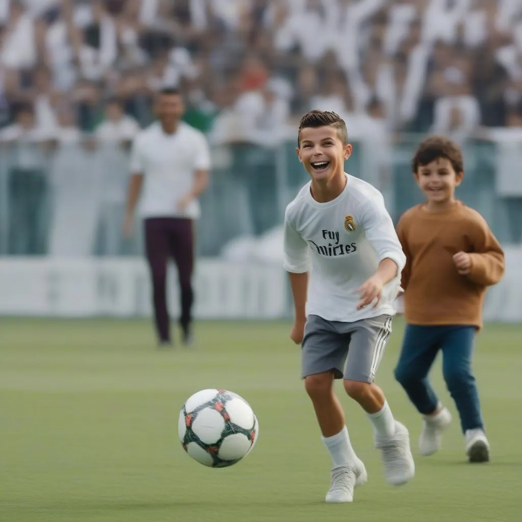 Cristiano Ronaldo và Mateo Ronaldo