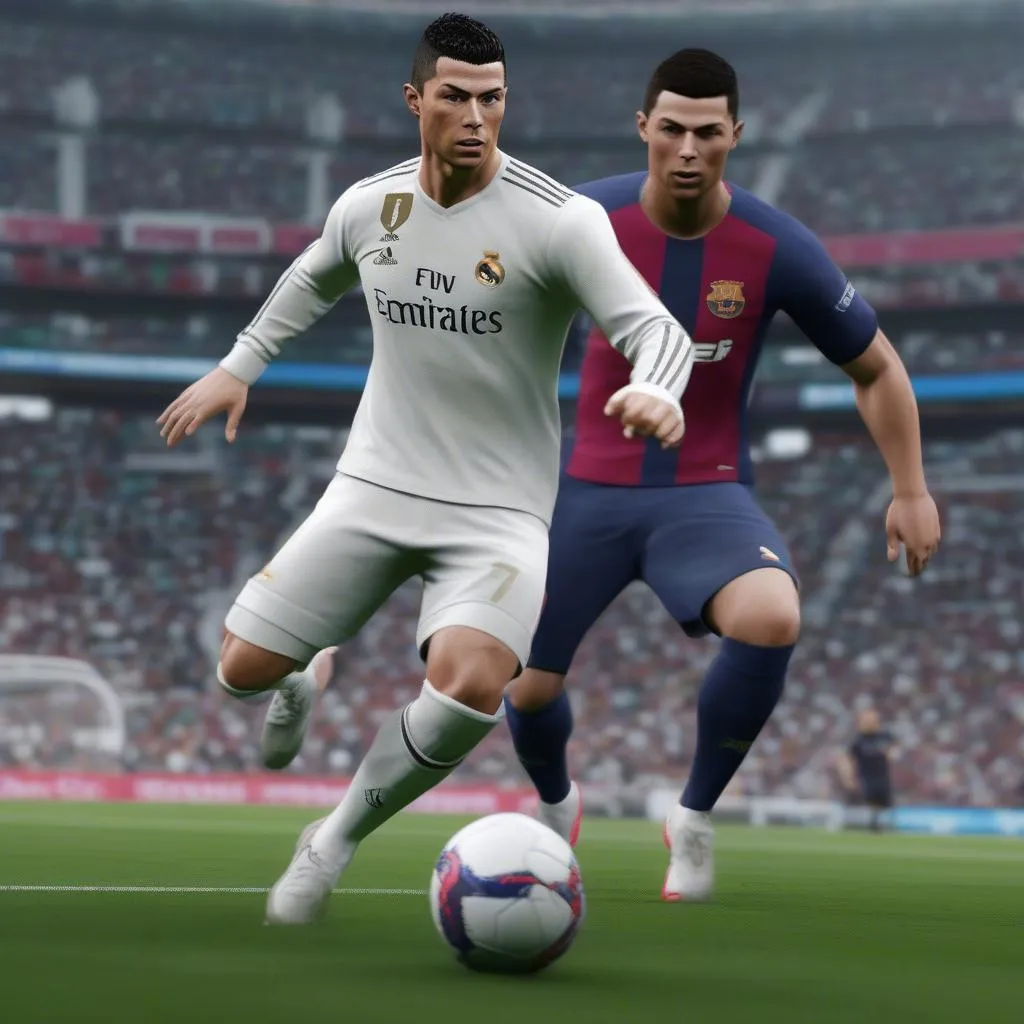 Cristiano Ronaldo PES 2020 Skills - showcasing his speed, strength and ball control