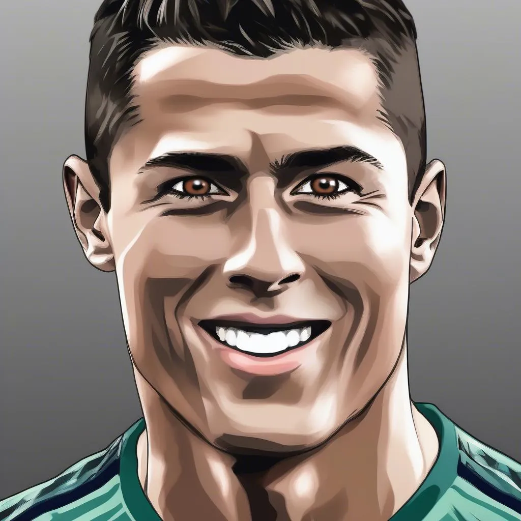 Hình ảnh Cristiano Ronaldo PNG làm avatar Facebook