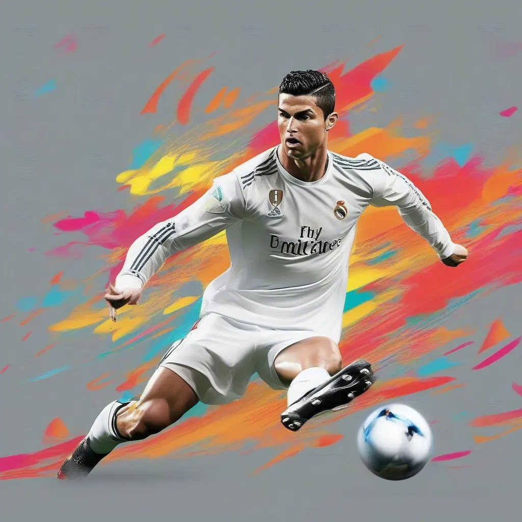 Hình ảnh Cristiano Ronaldo PNG làm banner quảng cáo