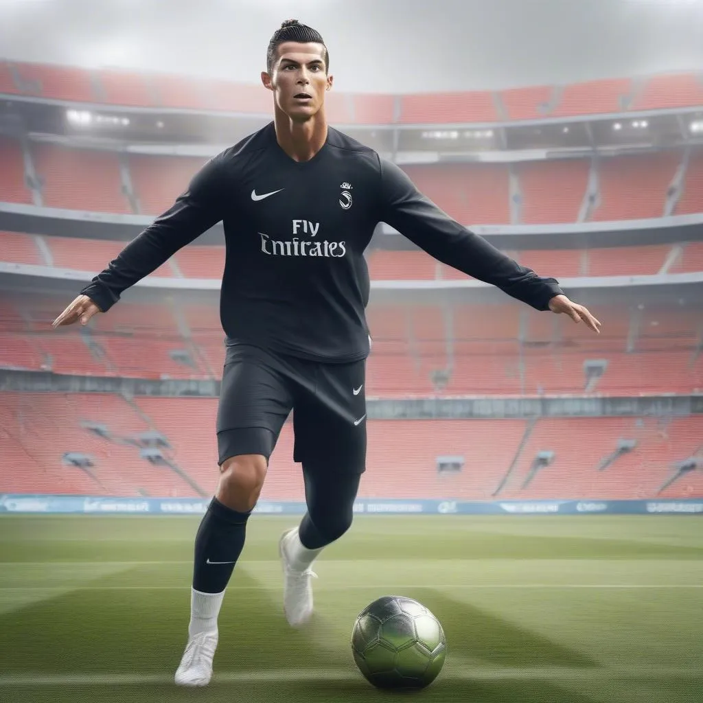 Cristiano Ronaldo quảng cáo cho Nike