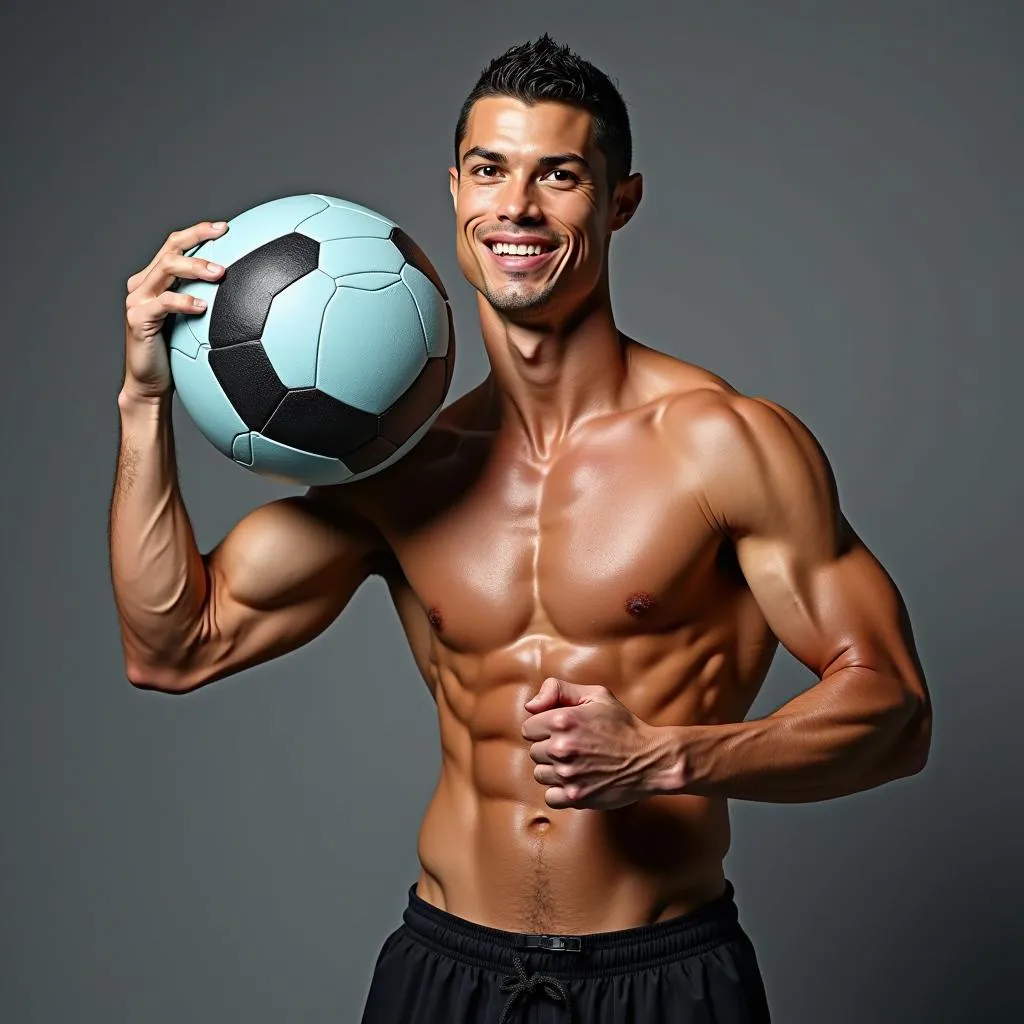 Cristiano Ronaldo quảng cáo máy tập Sixpad