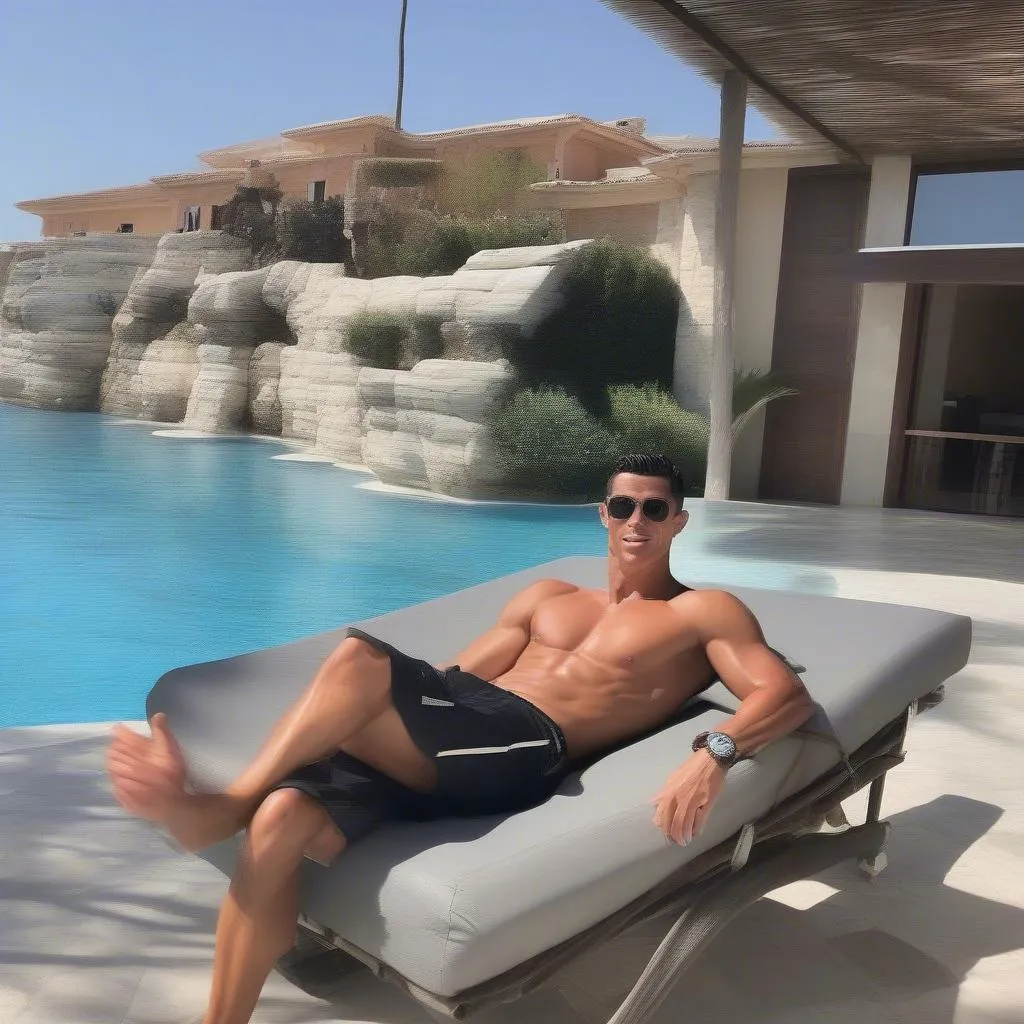 Cristiano Ronaldo thuê máy bay chữa cháy rừng cho chuyến du lịch riêng: Hình ảnh minh họa