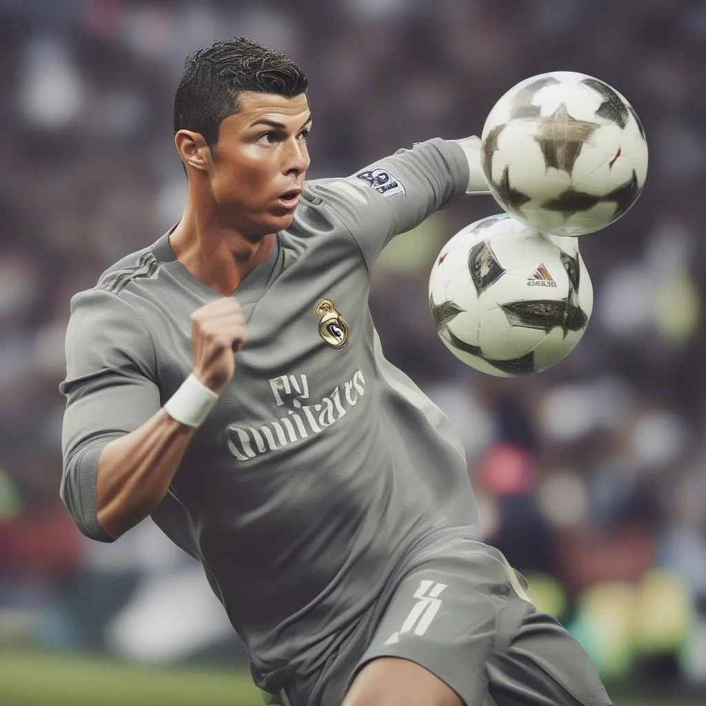 Cristiano Ronaldo thi đấu quyết liệt với tinh thần chiến thắng, hướng đến những giải thưởng cao quý