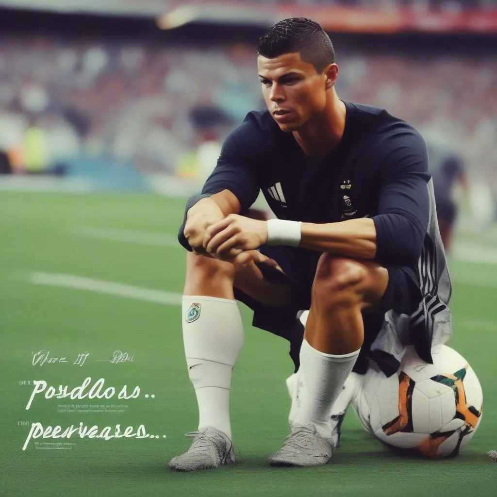 Ronaldo chia sẻ thông điệp truyền cảm hứng trên Twitter