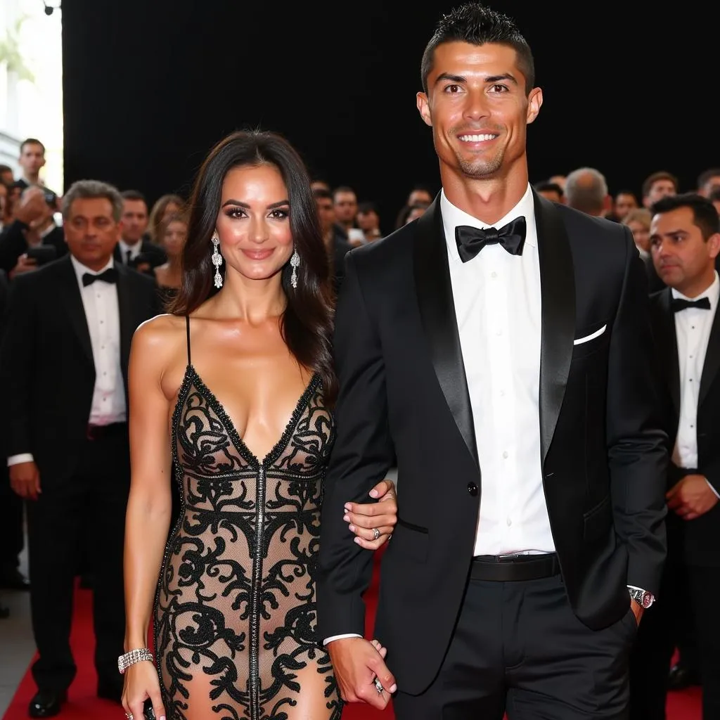 Cristiano Ronaldo and his Argentine Girlfriend