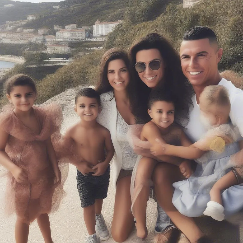 Ronaldo với gia đình hạnh phúc: Hình ảnh "siêu sao" Bồ Đào Nha bên cạnh vợ và các con, một cuộc sống viên mãn đầy yêu thương