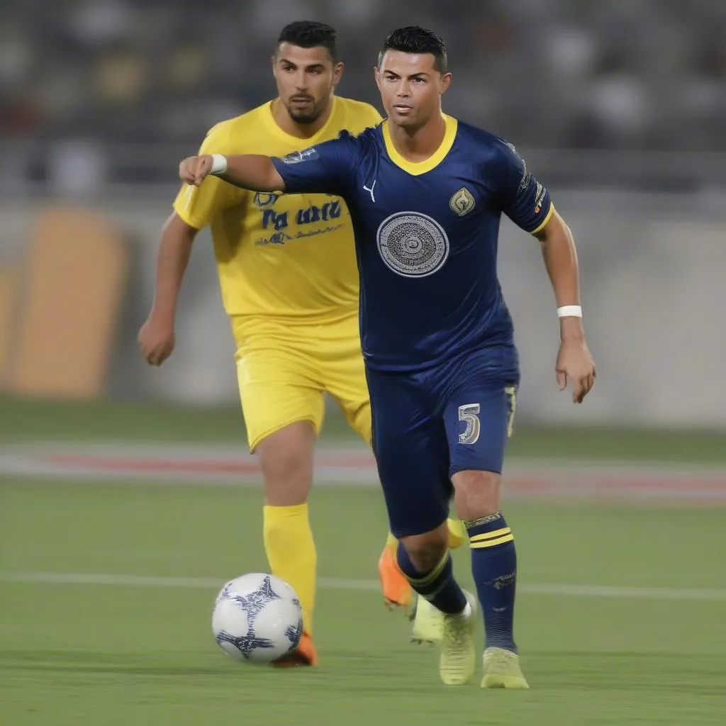 Ronaldo thi đấu cho Al-Nassr tại giải Saudi Pro League