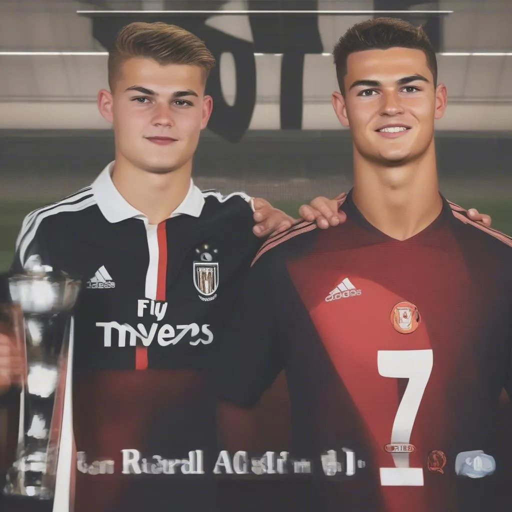 De Ligt và Ronaldo