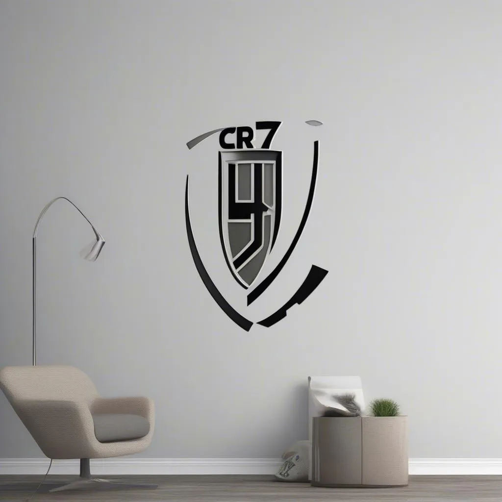 Decal dán tường Ronaldo biểu tượng - Nét cá tính riêng biệt