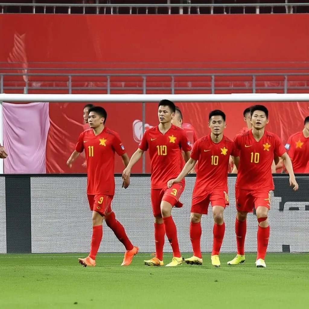 Đội tuyển Việt Nam thi đấu Asian Cup 2018