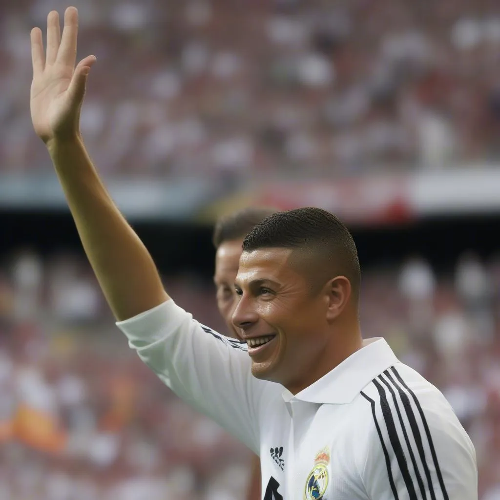 Don Ronaldo interacts with fans