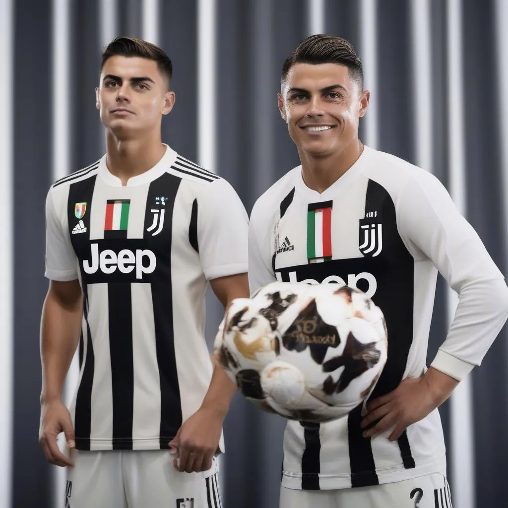 Dybala và Ronaldo cùng thi đấu trong màu áo Juventus